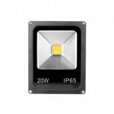 Mini proiector led, SMD, COB, 220V, 20W, Negru