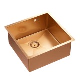 Chiuvetă inox ANTHONY 50 COPPER