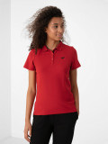 Tricou polo regular pentru femei - roșu, 4F Sportswear