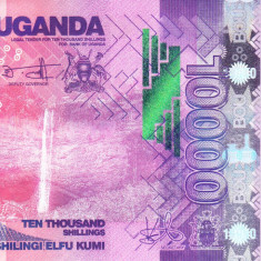 Bancnota Uganda 10.000 Shilingi 2023 - P52 UNC