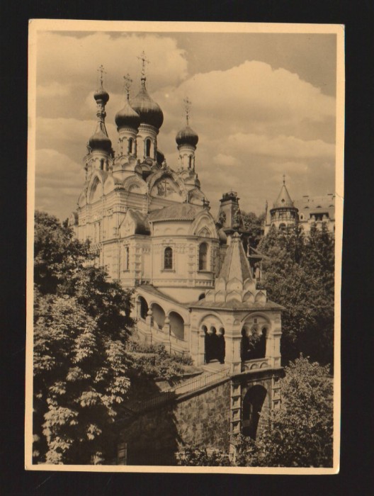 CPIB 19873 CARTE POSTALA - KARLOVY VARY. BISERICA ORTODOXA, NECIRCULATA