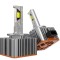 Set 2 Becuri LED auto D1S, conversie xenon, Canbus, ventilator racire, 120W 21000LM 6000K, BZRSH, fara eroare