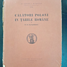 Calatori poloni in Tarile Romane - P.P. Panaitescu