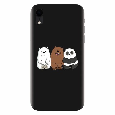 Husa silicon pentru Apple Iphone XR, Bears foto