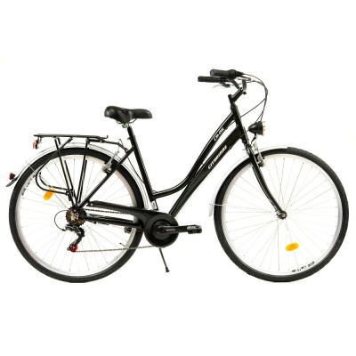 Bicicleta Oras Dhs City 28001 - 28 Inch, L, Negru Ultimate FactoryBikes foto