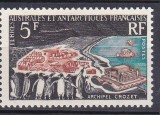 DB1 Colonii TAAF Terit Antarctice Franta 1963 Aniv. Descoperire Arhip. Crozet 1 v. MNH