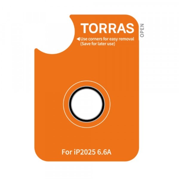 Folie de protectie Camera Spate Torras Lensguard pentru Apple iPhone 17 Air, Sticla Securizata, Neagra
