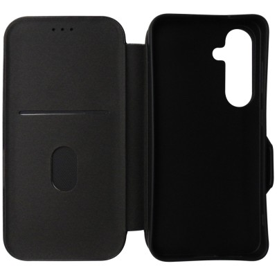 Husa tip carte cu stand Techsuit neagra pentru Samsung Galaxy S24 foto