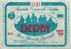 NI427 Etichetă bere blondă specială Derby, Iași, Societatea comercială Zimbru SA, &icirc;nceputul anilor 1990