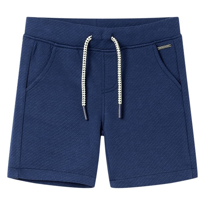 Pantaloni scurți pentru copii cu șnur, albastru &icirc;nchis, 140