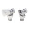 Kit robinet calorifer tur + robinet calorifer retur Giacomini R705KX003, alama, 1/2&quot;