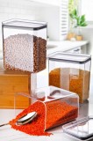 Cumpara ieftin Set cutii de depozitare, 3 bucati DIKCON03 Transparent 16.5x10.5x19 cm