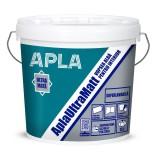 Vopsea lavabila Apla Ultramatt, pentru interior, Mata/Alba