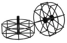 ProGARDEN Set roti metalice 500x170, manicot cu flanse hex 23mm pentru foto