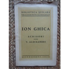 Ion Ghica - Scrisori catre V. Alecsandri, 1934