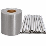 Rola banda opacizare gard PVC, 19 cm x 35 m, 20 clipsuri montaj, 450 g/mp, gri