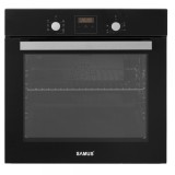Cuptor Incorporabil Samus SC639CEGV, 62 L, 6 Functii, Curatare catalitica, Grill electric, Timer digital, Ventilatie tangentiala de racire, Negru