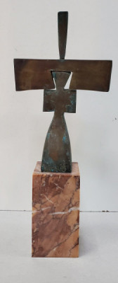 Gheorghe Iliescu-Călinești (1932-2002) - Sculptura bronz foto
