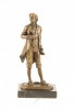 Mozart-statueta din bronz pe un soclu din marmura FA-1