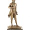Mozart-statueta din bronz pe un soclu din marmura FA-1