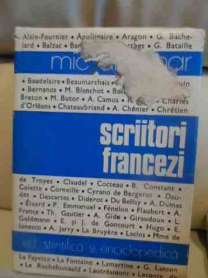 Scriitori Francezi Mic Dictionar - Colectiv ,537426 foto