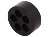 Insert Presetupă 9mm M40 IP54 Cauciuc NBR 5 Orificii