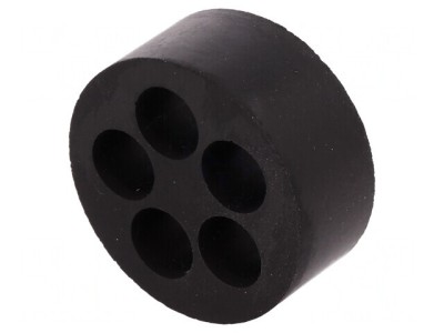 Insert Presetupă 9mm M40 IP54 Cauciuc NBR 5 Orificii foto