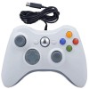 Joystick Controller FOXMAG24&reg;, cu fir, pentru Xbox 360 , PC , Laptop, Alb
