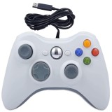 Joystick Controller FOXMAG24&reg;, cu fir, pentru Xbox 360 , PC , Laptop, Alb