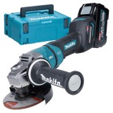Makita GA050GT101 XGT - Polizor unghiular cu 1 acumulator Li-Ion 40 V 5 Ah 125 mm valiza speciala