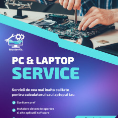 Servicii de reparare curățare calculatoare si laptopuri
