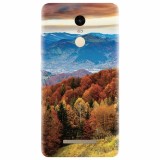Husa silicon pentru Xiaomi Remdi Note 3, Autumn Mountain Fall Rusty Forest Colours