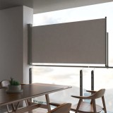Gossi copertina laterala retractabila de terasa, gri, 120 x 300 cm