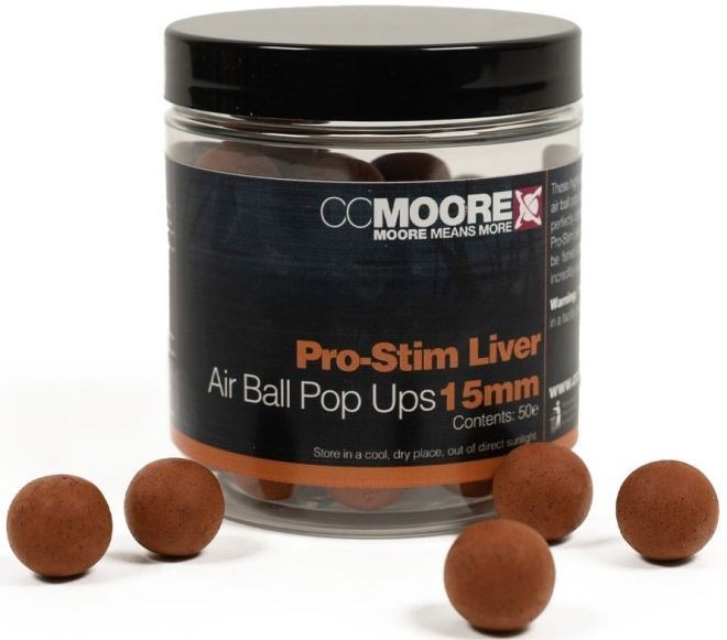 Pop Up CC Moore Pro-Stim Air Ball Pop Ups, Liver, 24mm, 15buc/cutie