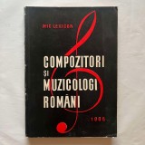 Mic lexicon - Compozitori si muzicologi romani - 1965