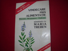 MARIA TREBEN - VINDECARE PRIN ALIMENTATIE ( format mai mare, ilustrata ) * foto