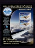 Cumpara ieftin RO 2010 LP 1859a ,&quot;OACI 65 ani de Aviatie civila &quot;-colita 464 / bl. 2 marci, MNH