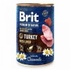 Brit Premium Conserva Caini Curcan si Ficat 400g, Hrana Umeda Adulti, Pateu, Ulei Somon, Articulatii Sanatoase, Fara Cereale