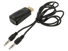 Convertor D-Sub 15pin la HDMI Negru