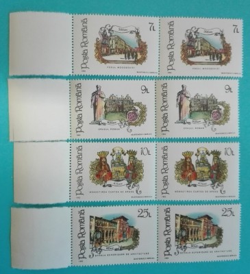 TIMBRE ROM&amp;Acirc;NIA LP1303 /1992 ANIVERSARI EVENIMENTE -Serie in pereche -MNH foto