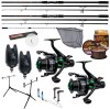 Set Pescuit Boilie CXP Smart Double: 2 Lansete Carp Expert, 2 Mulinete Smart Runner, Rod Pod, Senzori, Swingeri, Accesorii