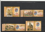 ROMANIA 2012 LP 1936 c LP 1937 TIMISOARA 800 ANI DE ATESTARE SERIE+V+COLITA MNH