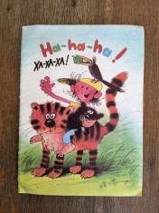 Carte Alfabet in limbile romana/rusa - Ha Ha Ha ! / R8P2S