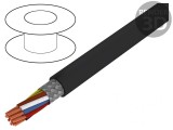 Cablu silicon negru 12G1,5mm2 &Ouml;LFLEX&reg; HEAT 180 C