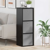 vidaXL Bufet cu sertar Stejar Negru 35 x 32 x 99,5 cm 8000565