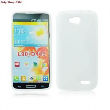 HUSA SILICON S-LINE LG L90 (D405) ALB BULK foto