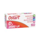 Ostart D3 2000 UI 60 comprimate Fiterman