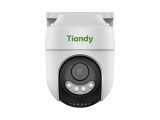 Camera IP WiFi PT Tiandy 3MP Dual Light IR 30m LED alb 15m lentila 4mm microfon difuzor alarma microSD IP66 TC-H333K-AK-I5W-WIFI-Eu-4mm