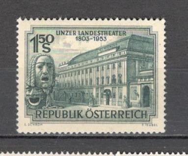 Austria.1953 150 ani Teatrul de Stat Linz MA.573