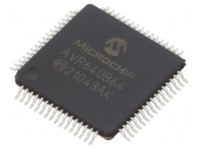 Microcontroler AVR TQFP64 55 Intreruperi 3 AVR64 foto